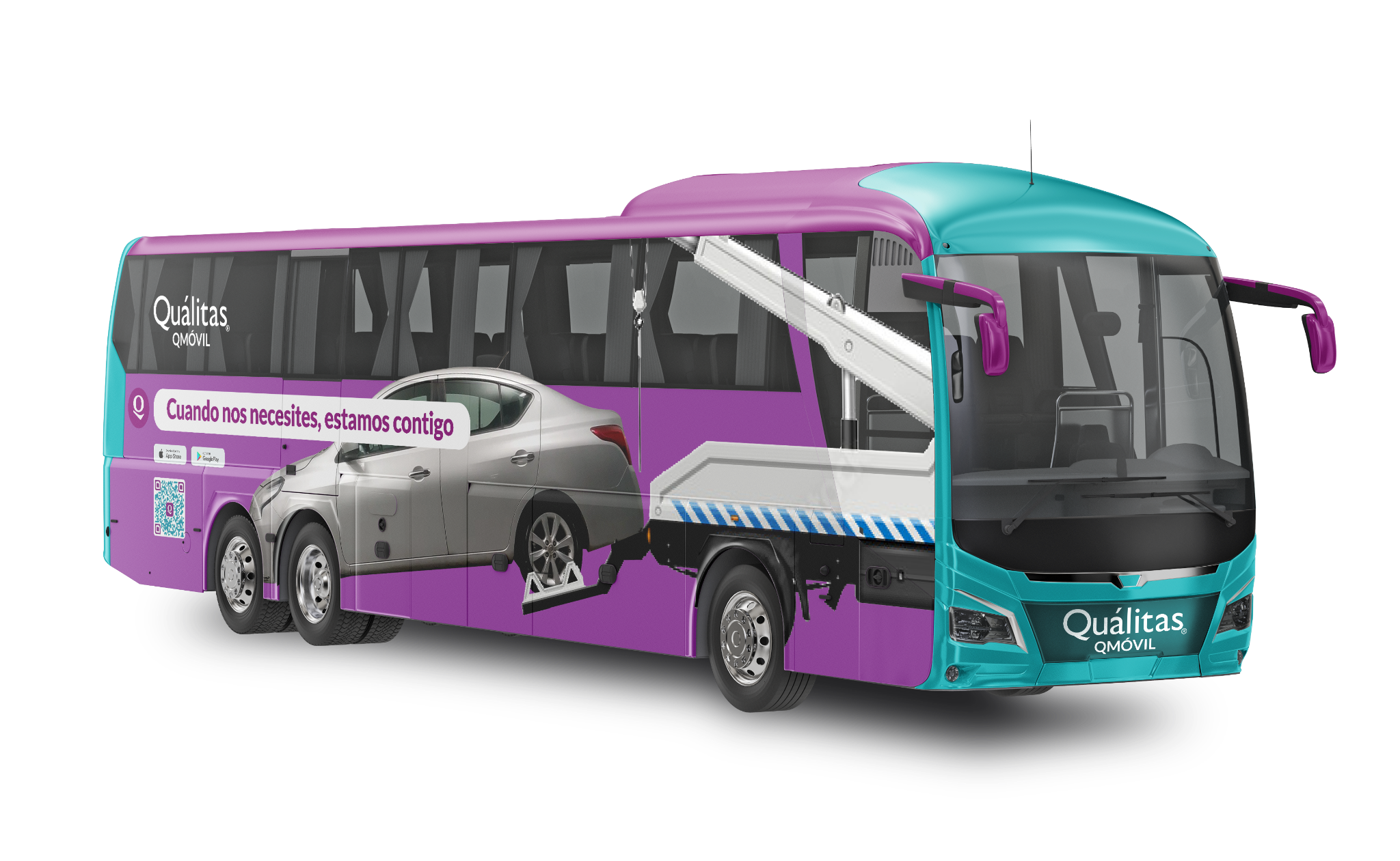 Quálitas vehicle branding