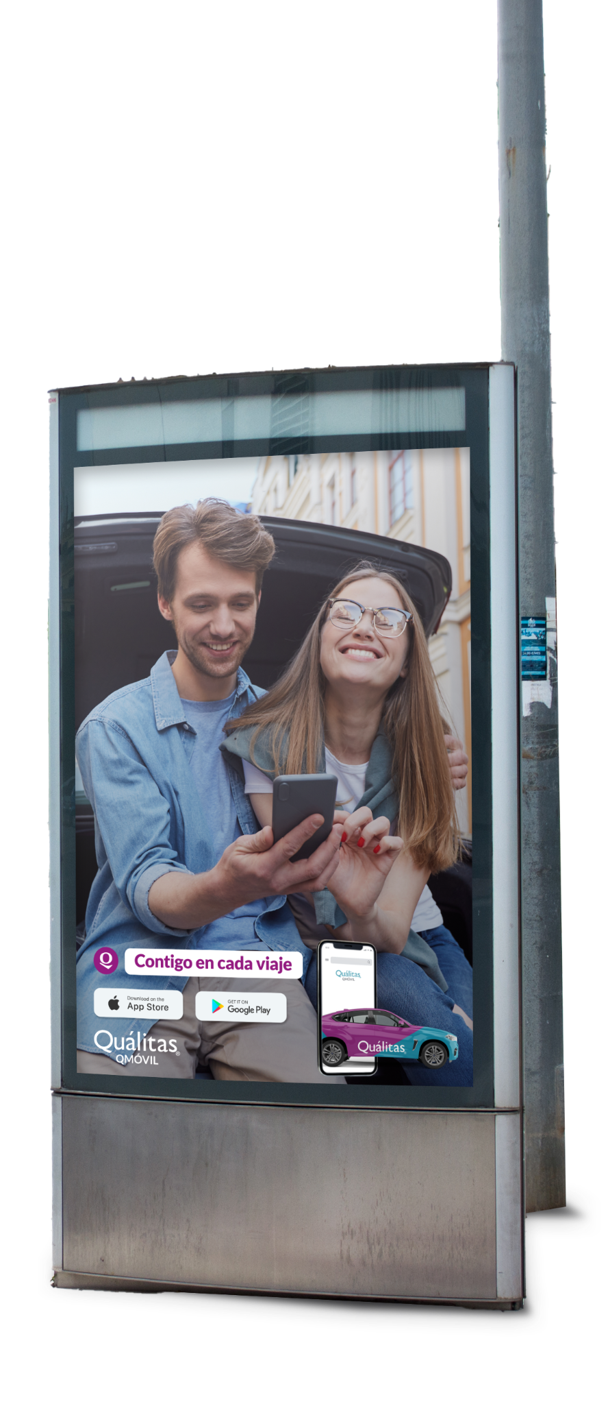 Quálitas OOH campaign